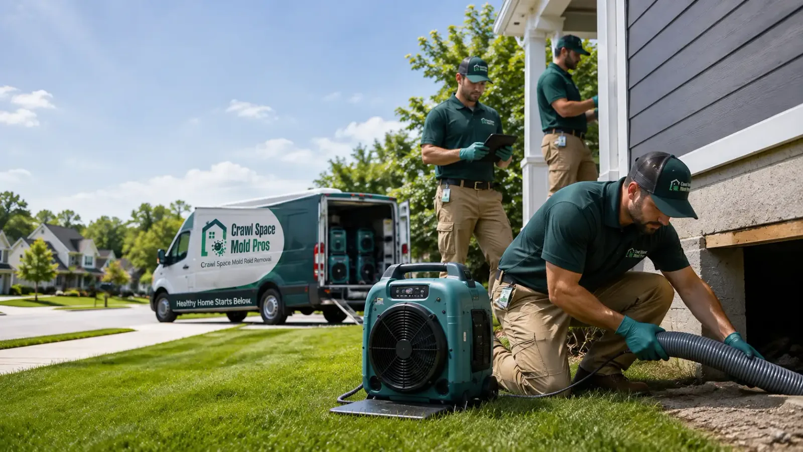 Crawl Space Mold Removal in Greensboro, FL